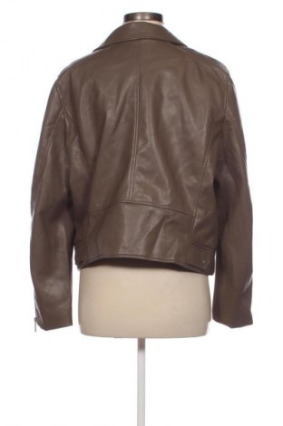 Dámská kožená bunda  H&M, Velikost XXL, Barva Hnědá, Cena  939,00 Kč