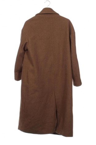 Damski płaszcz Zara Mum, Rozmiar XS, Kolor Brązowy, Cena 222,99 zł