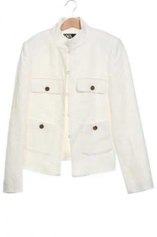Damen Blazer Zara, Größe XS, Farbe Ecru, Preis € 24,55