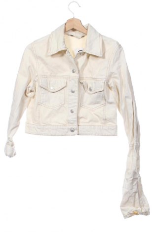 Kurtka damska Zara, Rozmiar XS, Kolor ecru, Cena 134,99 zł