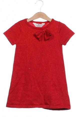 Kinderkleid H&M, Größe 3-4y/ 104-110 cm, Farbe Rot, Preis 16,99 €