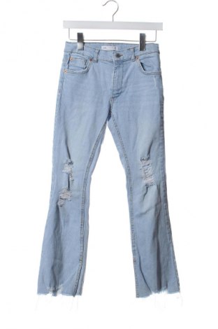 Dětské džíny  Zara, Velikost 10-11y/ 146-152 cm, Barva Modrá, Cena  199,00 Kč