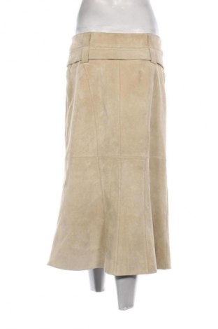 Lederrock Unbranded, Größe M, Farbe Ecru, Preis 11,99 €