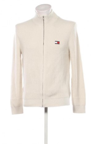 Herren Strickjacke Tommy Jeans, Größe M, Farbe Ecru, Preis € 89,99