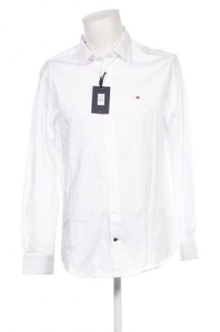 Herrenhemd Tommy Hilfiger, Größe M, Farbe Weiß, Preis 46,99 €