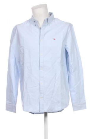 Herrenhemd Tommy Jeans, Größe L, Farbe Blau, Preis 104,99 €