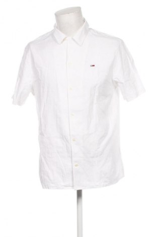 Мъжка риза Tommy Jeans, Размер M, Цвят Бял, Цена 134,99 лв.
