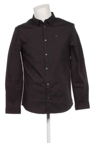Cămașă de bărbați Tommy Jeans, Mărime L, Culoare Negru, Preț 457,99 Lei