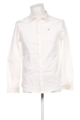 Herrenhemd Tommy Jeans, Größe M, Farbe Ecru, Preis 104,99 €