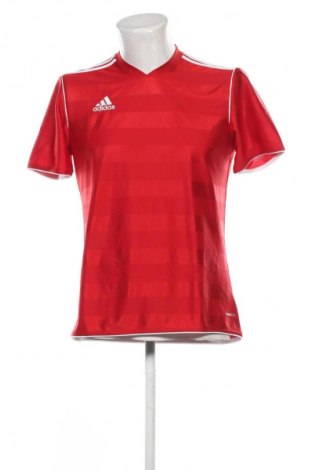 Ανδρικό t-shirt Adidas, Μέγεθος M, Χρώμα Κόκκινο, Τιμή 17,99 €