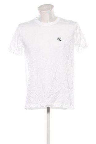 Męski T-shirt Calvin Klein Jeans, Rozmiar XL, Kolor Biały, Cena 161,99 zł