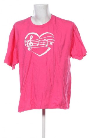 Herren T-Shirt Fruit Of The Loom, Größe 3XL, Farbe Rosa, Preis € 10,99