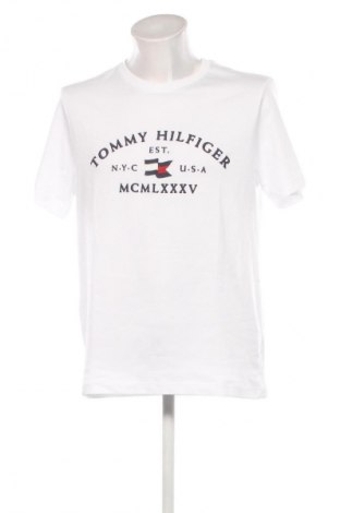 Мъжка тениска Tommy Hilfiger, Размер L, Цвят Бял, Цена 82,99 лв.