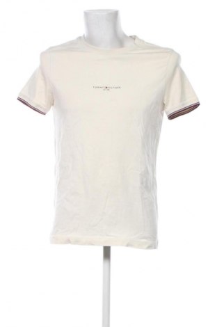 Męski T-shirt Tommy Hilfiger, Rozmiar L, Kolor Beżowy, Cena 268,99 zł