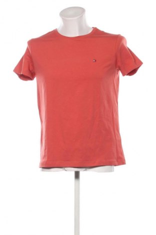 Męski T-shirt Tommy Hilfiger, Rozmiar L, Kolor Czerwony, Cena 174,99 zł