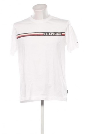 Tricou de bărbați Tommy Hilfiger, Mărime L, Culoare Alb, Preț 187,99 Lei