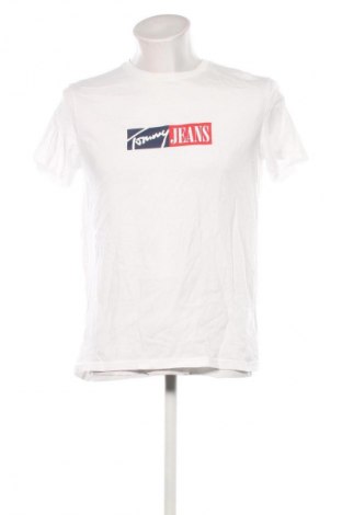 Herren T-Shirt Tommy Jeans, Größe M, Farbe Weiß, Preis 56,99 €
