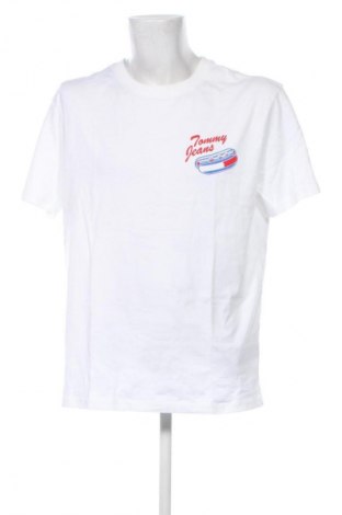 Мъжка тениска Tommy Jeans, Размер XL, Цвят Бял, Цена 56,99 лв.