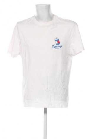 Herren T-Shirt Tommy Jeans, Größe M, Farbe Weiß, Preis 45,99 €
