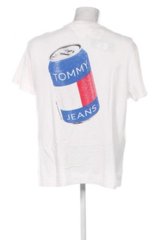 Herren T-Shirt Tommy Jeans, Größe M, Farbe Weiß, Preis 45,99 €