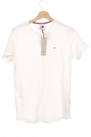 Herren T-Shirt Tommy Jeans, Größe XS, Farbe Weiß, Preis 56,99 €