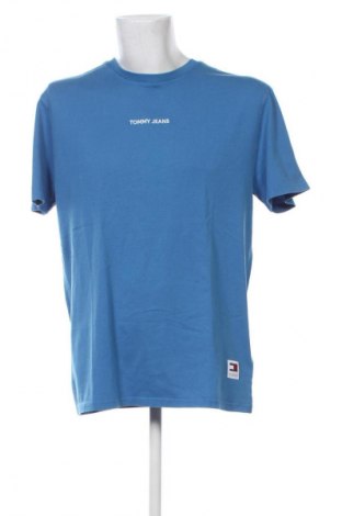 Мъжка тениска Tommy Jeans, Размер L, Цвят Син, Цена 58,99 лв.