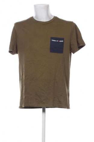 Herren T-Shirt Tommy Jeans, Größe L, Farbe Grün, Preis € 53,99