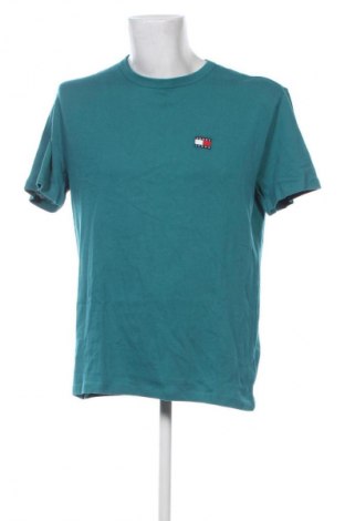 Herren T-Shirt Tommy Jeans, Größe M, Farbe Grün, Preis 56,99 €