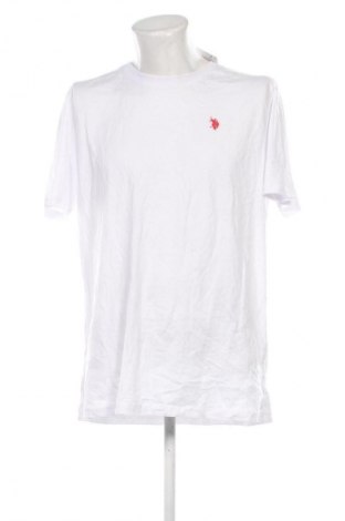 Męski T-shirt U.S. Polo Assn., Rozmiar 3XL, Kolor Biały, Cena 88,99 zł