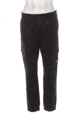 Férfi nadrág Tommy Jeans, Méret S, Szín Fekete, Ár 48 959 Ft