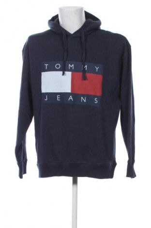 Ανδρικό φούτερ fleece Tommy Jeans, Μέγεθος L, Χρώμα Μπλέ, Τιμή 139,99 €