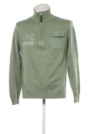 Herrenpullover Jean Carriere, Größe L, Farbe Grün, Preis € 8,99