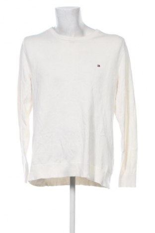 Pulover de bărbați Tommy Hilfiger, Mărime XXL, Culoare Ecru, Preț 496,99 Lei