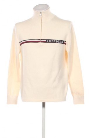 Pulover de bărbați Tommy Hilfiger, Mărime M, Culoare Ecru, Preț 709,99 Lei