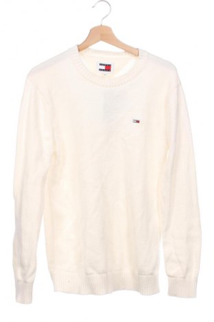 Męski sweter Tommy Jeans, Rozmiar XS, Kolor ecru, Cena 422,99 zł