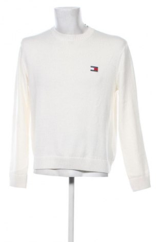 Herrenpullover Tommy Jeans, Größe S, Farbe Weiß, Preis € 48,99