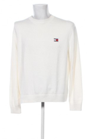 Мъжки пуловер Tommy Jeans, Размер L, Цвят Екрю, Цена 184,99 лв.