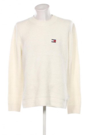 Pulover de bărbați Tommy Jeans, Mărime M, Culoare Alb, Preț 200,99 Lei