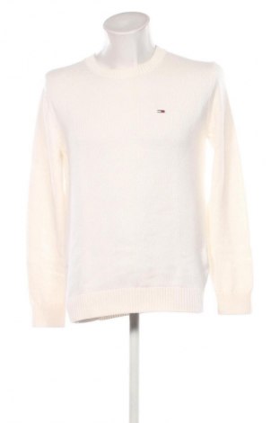 Мъжки пуловер Tommy Jeans, Размер M, Цвят Бял, Цена 184,99 лв.
