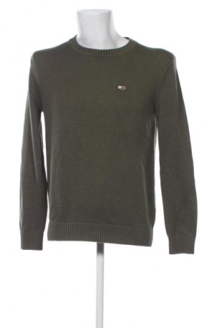 Herrenpullover Tommy Jeans, Größe M, Farbe Grün, Preis 127,99 €