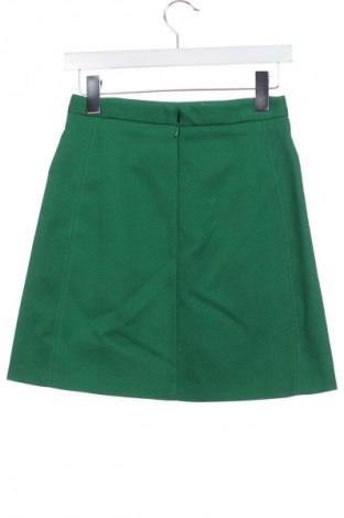 Fustă Zara, Mărime XS, Culoare Verde, Preț 51,02 Lei