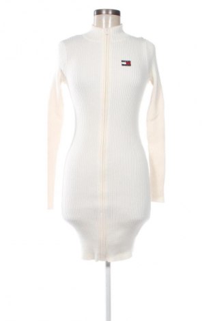 Sukienka Tommy Jeans, Rozmiar L, Kolor ecru, Cena 519,99 zł