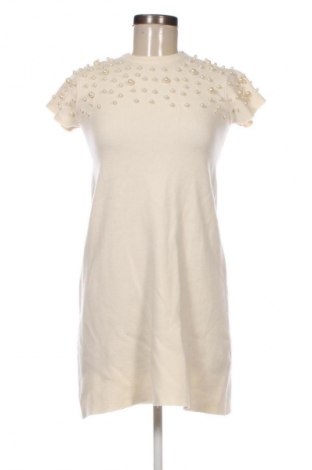 Рокля Zara Knitwear, Размер S, Цвят Екрю, Цена 47,85 лв.
