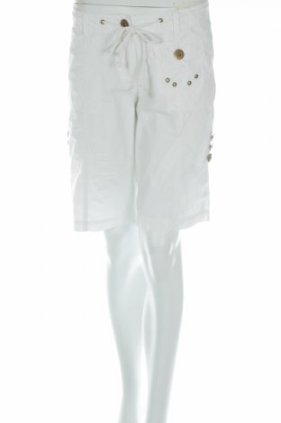 Дамски къс панталон Y.o.u, Размер M, Цвят Бял, 100% памук, Цена 3,75 лв.