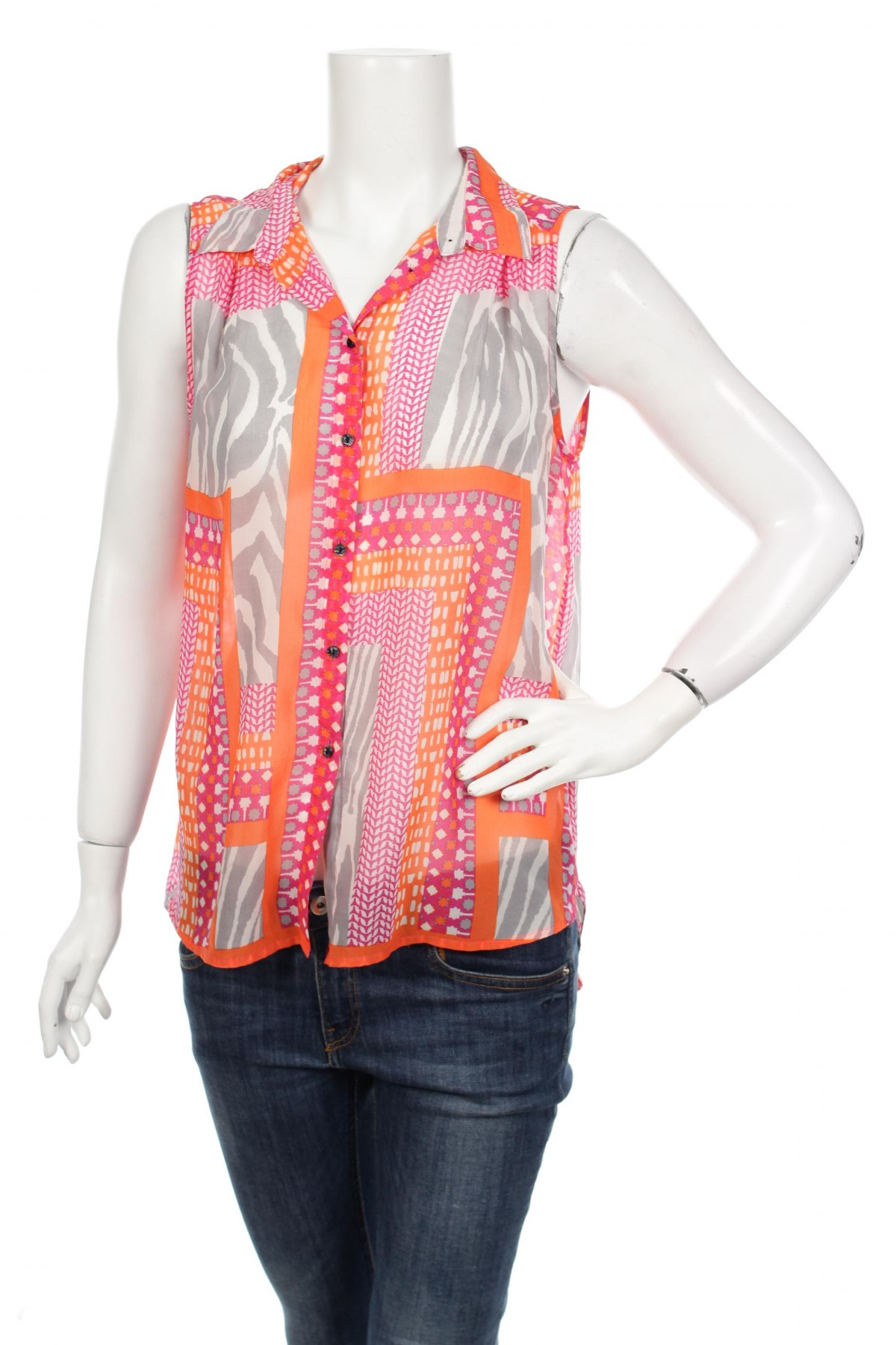 Γυναικείο πουκάμισο H&M, Μέγεθος S, Χρώμα Πολύχρωμο, Τιμή 9,90 €