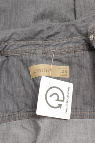Γυναικείο πουκάμισο Amisu, Μέγεθος S, Χρώμα Γκρί, Τιμή 15,46 €