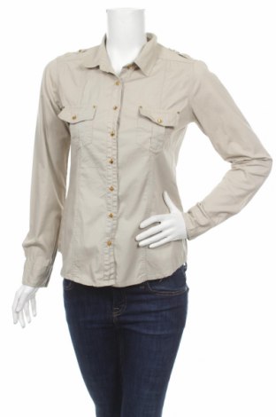 Γυναικείο πουκάμισο Forever, Μέγεθος M, Χρώμα  Μπέζ, Τιμή 11,13 €