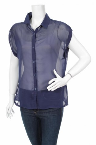 Γυναικείο πουκάμισο H&M Divided, Μέγεθος L, Χρώμα Μπλέ, Τιμή 14,43 €