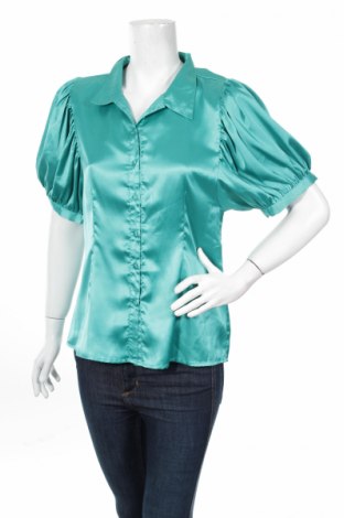 Γυναικείο πουκάμισο Vila, Μέγεθος M, Χρώμα Πράσινο, Τιμή 12,82 €