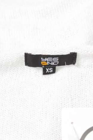 Дамски пуловер Yes Or No, Размер XS, Цвят Бял, Цена 31,00 лв.